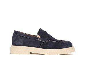 Ανδρικό Δερμάτινο Loafer ART875 Σκούρο Μπλε | Premium Ιταλική Φινέτσα & Ελληνικό Design
