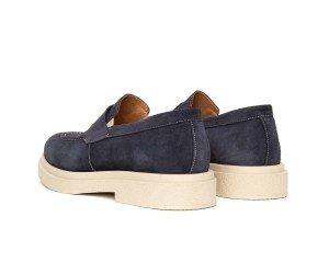 Ανδρικό Δερμάτινο Loafer ART875 Σκούρο Μπλε | Premium Ιταλική Φινέτσα & Ελληνικό Design