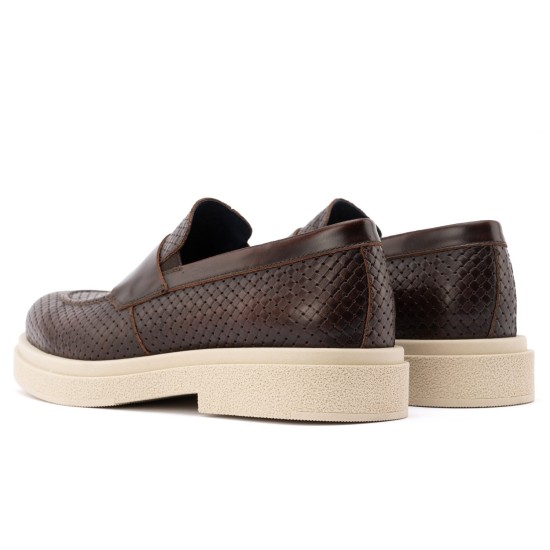 Ανδρικό Loafer Καφέ ART879