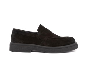 ART883 – Ανδρικό Suede Penny Loafer | Μαύρο