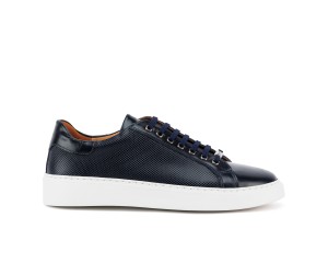 ART910 – Ανδρικό Δερμάτινο Sneaker | Μπλε
