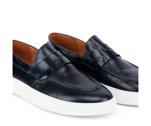 ART912 – Ανδρικό Penny Loafer Wide Fit | Μπλε