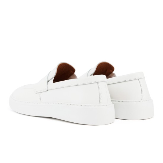 ART912 – Ανδρικό Penny Loafer Wide Fit | Λευκό