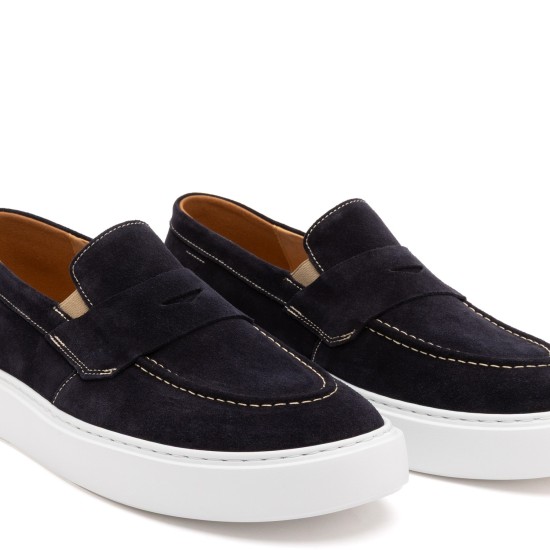ART913 – Ανδρικό Casual Loafer Καστόρι | Μπλε