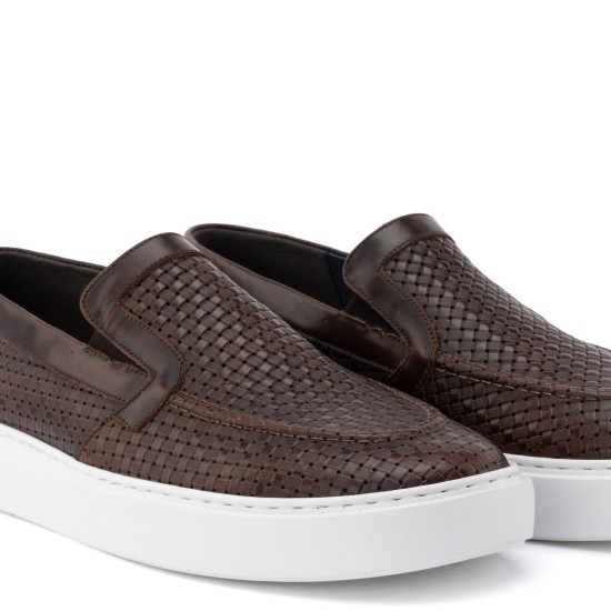 ART914 – Ανδρικό Casual Luxury Loafer | Καφέ