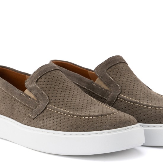 ART915 – Ανδρικό Suede Loafer EVA | Fango