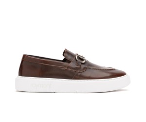 ART916 – Ανδρικό Premium Loafer με Μεταλλικό Διακοσμητικό | Καφέ