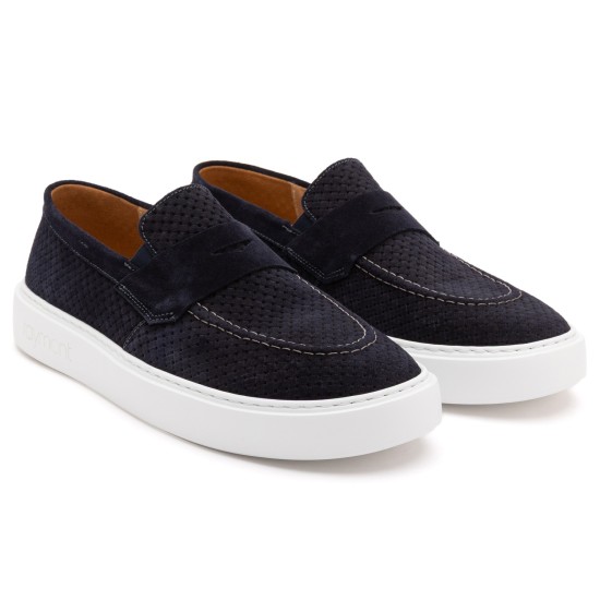 ART917 – Ανδρικό Premium Suede Loafer | Μπλε