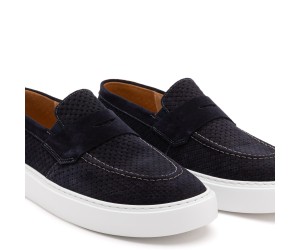 ART917 – Ανδρικό Premium Suede Loafer | Μπλε