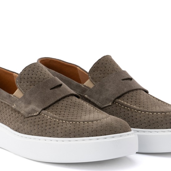 ART917 – Ανδρικό Premium Suede Loafer | Fango