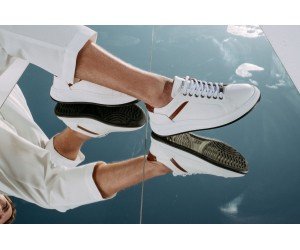 Ανδρικά Δερμάτινα Sneakers ART940 Λευκό/Ταμπά | Vintage Άνεση