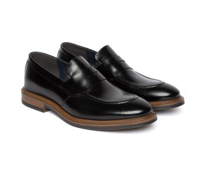 ART832 – Ανδρικό Δερμάτινο Loafer | Μαύρο