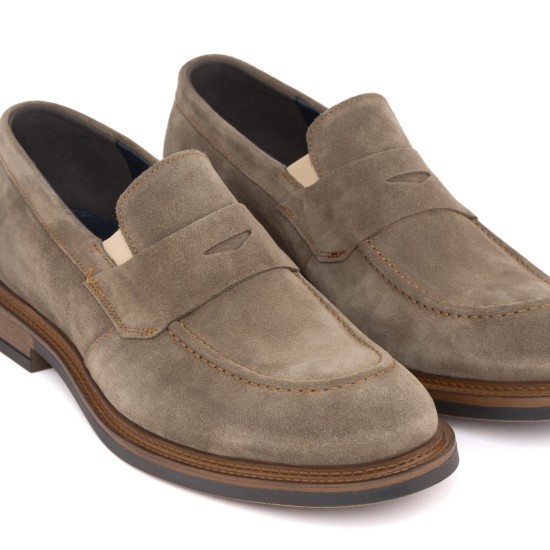 ART834 - Ανδρικό Loafer Καστόρι Fango