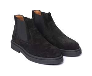 Men’s Chelsea Boot Suede Black ART881