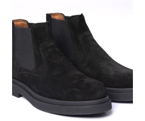 Men’s Chelsea Boot Suede Black ART881