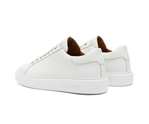 ART910 – Ανδρικό Δερμάτινο Sneaker | Λευκό