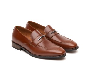 ART729 – Ανδρικό Δερμάτινο Horsebit Loafer | Κονιάκ