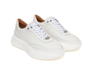 ART861 – Ανδρικό Δερμάτινο Sneaker | Λευκό