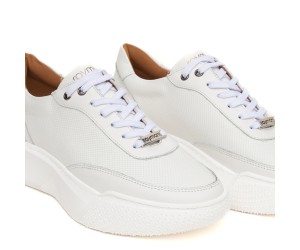 ART861 – Ανδρικό Δερμάτινο Sneaker | Λευκό