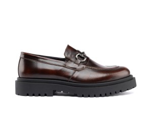 ART874 – Ανδρικό Luxury Loafer με Μεταλλικό Διακοσμητικό | Καφέ