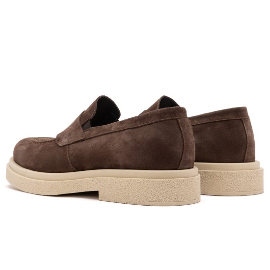 ART875 – Ανδρικό Suede Loafer | Καφέ