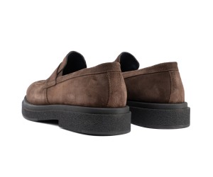 ART883 – Ανδρικό Suede Penny Loafer | Καφέ
