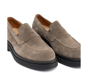 ART883 – Ανδρικό Suede Penny Loafer | Fango