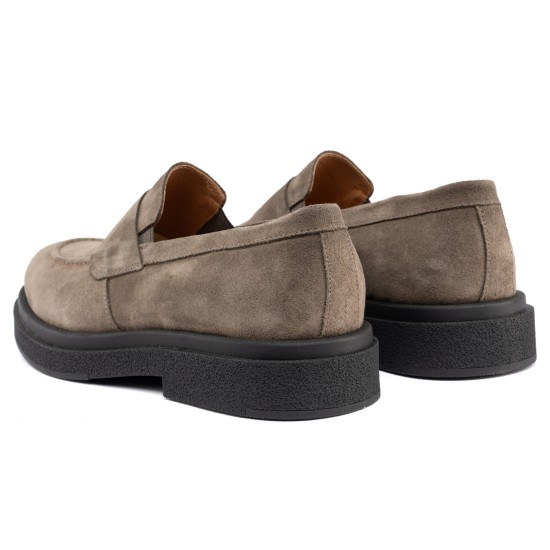 ART883 – Ανδρικό Suede Penny Loafer | Fango