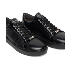 ART918 – Luxury Leather Casual Sneaker | Μαύρο