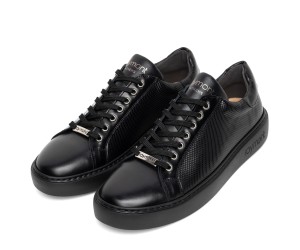 ART918 – Luxury Leather Casual Sneaker | Μαύρο