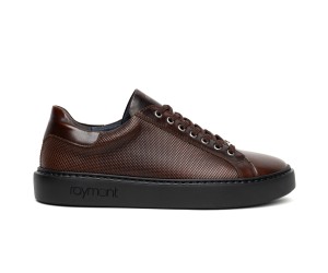 ART918 – Luxury Leather Casual Sneaker | Καφέ