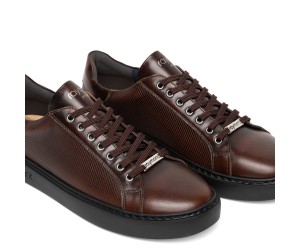 ART918 – Luxury Leather Casual Sneaker | Καφέ