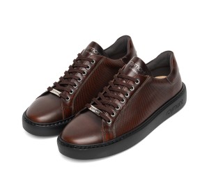 ART918 – Luxury Leather Casual Sneaker | Καφέ