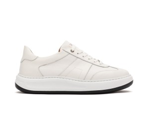 ART941 – Ανδρικό Δερμάτινο Sneaker | Λευκό