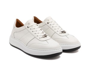 ART941 – Ανδρικό Δερμάτινο Sneaker | Λευκό