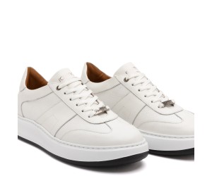 ART941 – Ανδρικό Δερμάτινο Sneaker | Λευκό
